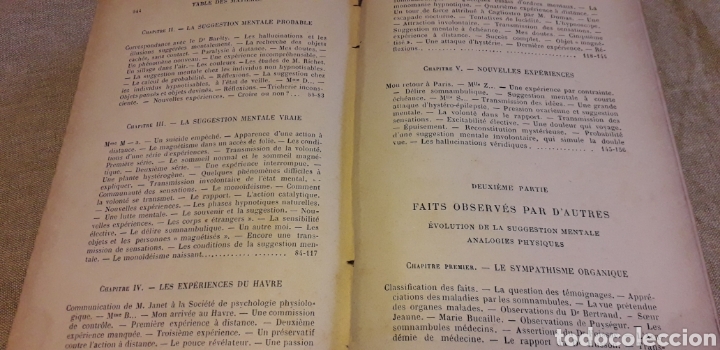 Libros antiguos: DE LA SUGGESTI&Oacute;N MENTAL, OCHOROWICZ, - Foto 6