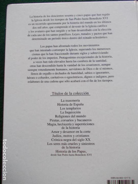 Libros antiguos: HISTORIA DE LOS PAPAS - Foto 2