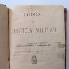 Libros antiguos: CÓDIGO DE JUSTICIA MILITAR AÑO 1890 - IMPRENTA Y LITOGRAFÍA DEL DEPÓSITO DE LA GUERRA