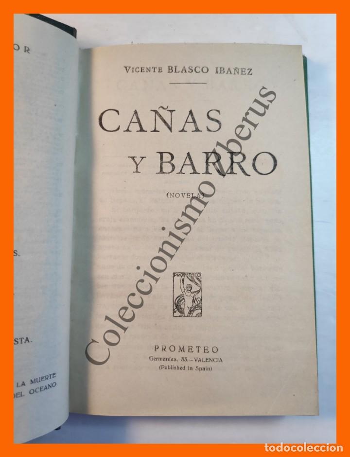 Libros antiguos: Ca&ntilde;as y Barro - Vicente Blasco Iba&ntilde;ez - Foto 3