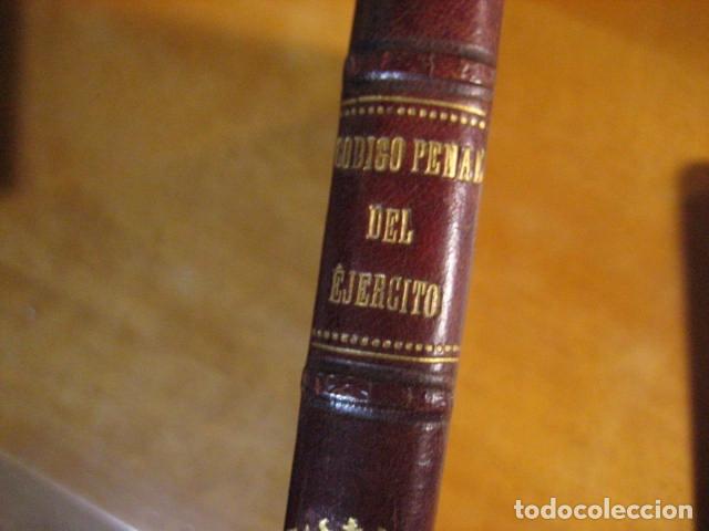 Old books: C&Oacute;DIGO PENAL PARA EL EJ&Eacute;RCITO. MADRID 1884 ESTREMERA Y SANCHO, MINUESA ED