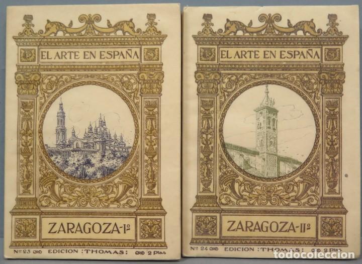 Libros antiguos: ZARAGOZA. EL ARTE EN ESPA&Ntilde;A. 23 Y 24 - Foto 1