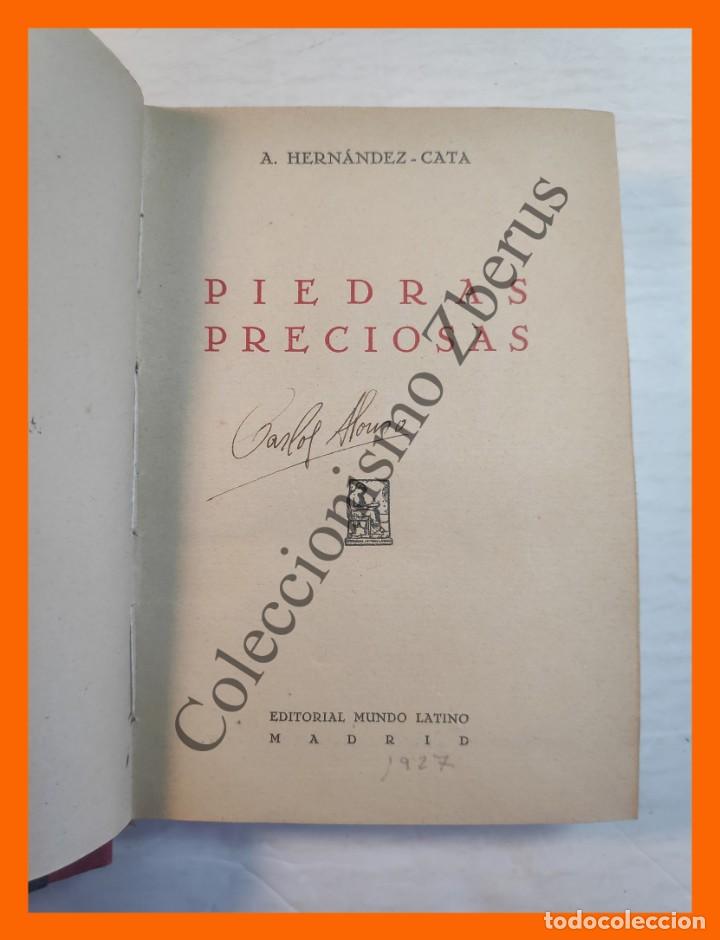 Libros antiguos: Piedras Preciosas - A. Hernandez-Cata - Foto 3