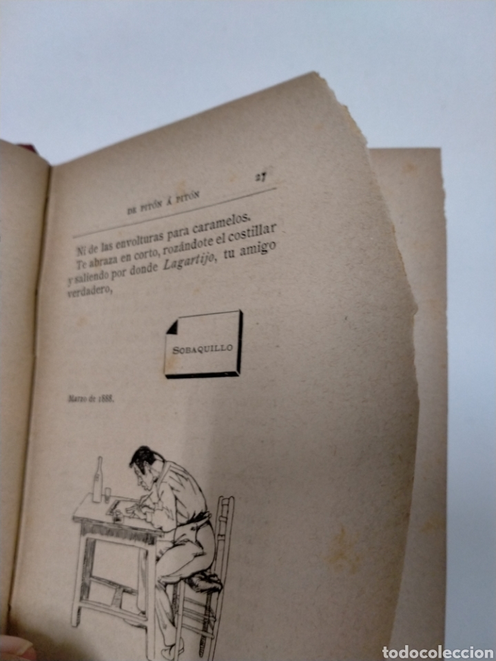 Libros antiguos: DE PIT&Oacute;N A PIT&Oacute;N. MARIANO DE CAVIA.- 1891 - Foto 3