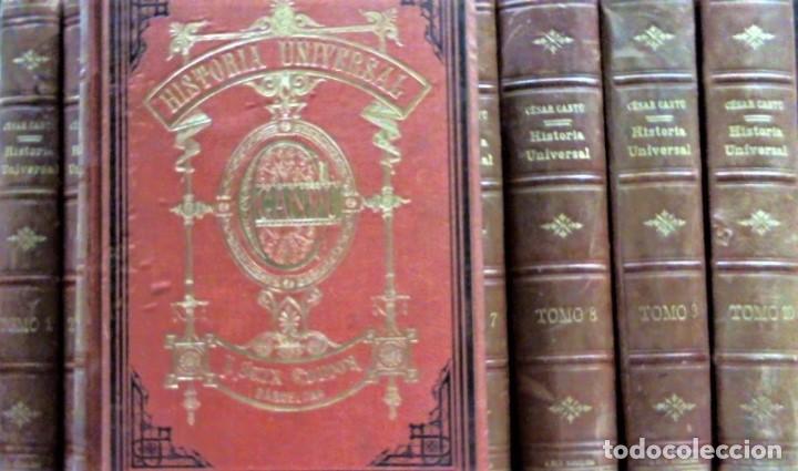 Libros antiguos: CESAR CANTU ... HISTORIA UNIVERSAL ... 1883 - Foto 1
