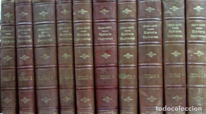 Libros antiguos: CESAR CANTU ... HISTORIA UNIVERSAL ... 1883 - Foto 2