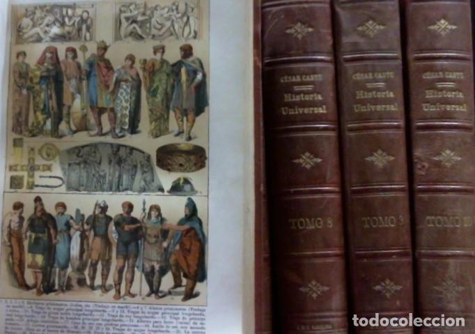 Libros antiguos: CESAR CANTU ... HISTORIA UNIVERSAL ... 1883 - Foto 4