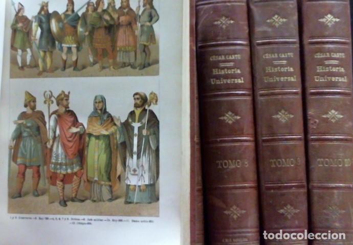 Libros antiguos: CESAR CANTU ... HISTORIA UNIVERSAL ... 1883 - Foto 5