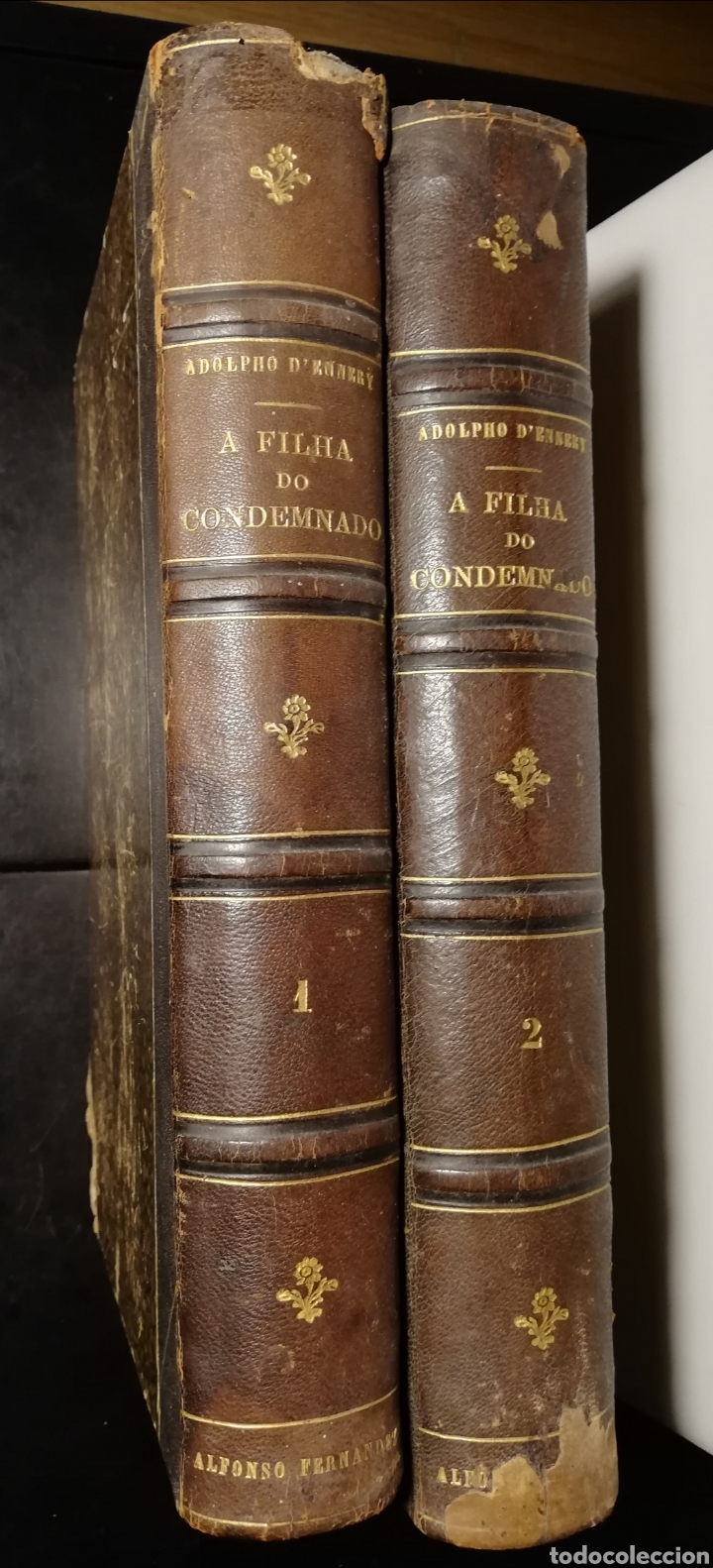 Libri antichi: 1899 A filha do comndenado Adolpho D'ennery editorial Antiga casa Bertrand Grabados de Meyer