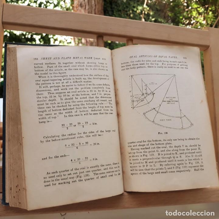 Libros antiguos: PRACTICAL SHEET AND PLATE METAL WORK / E. A. ATKINS / PITMAN / 1920 - Foto 4