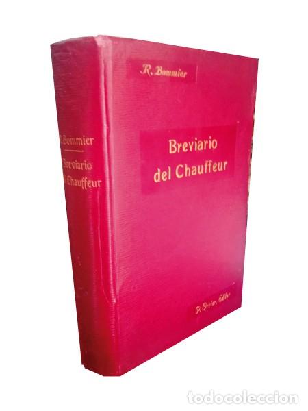 Libros antiguos: BREVIARIO DEL CHAUFFEUR. Bommier, R. - Foto 1