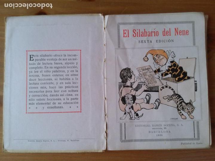 Libros antiguos: El silabario del nene. - Foto 2