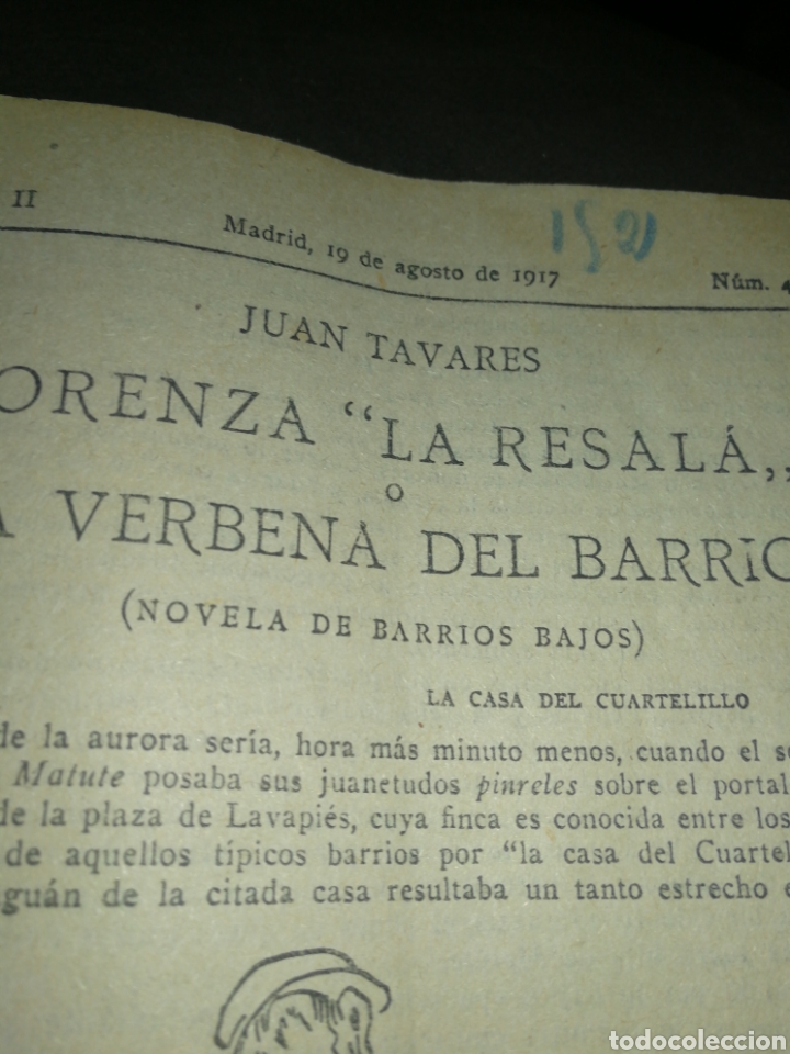Libros antiguos: A&Ntilde;O 1917,LA NOVELA C&Oacute;MICA, N&deg;47. - Foto 2