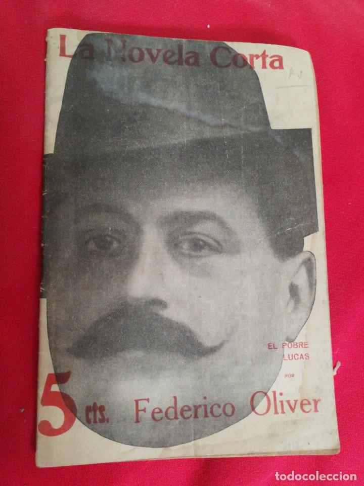 Libros antiguos: A&Ntilde;O 1916, LA NOVELA CORTA,EL POBRE LUCAS N&deg;43