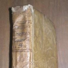Libros antiguos: FEYJOO, FR. BENITO GERONYMO: THEATRO CRITICO UNIVERSAL. TOMO IV, NUEVA IMPRESSION. 1773. PERGAMINO