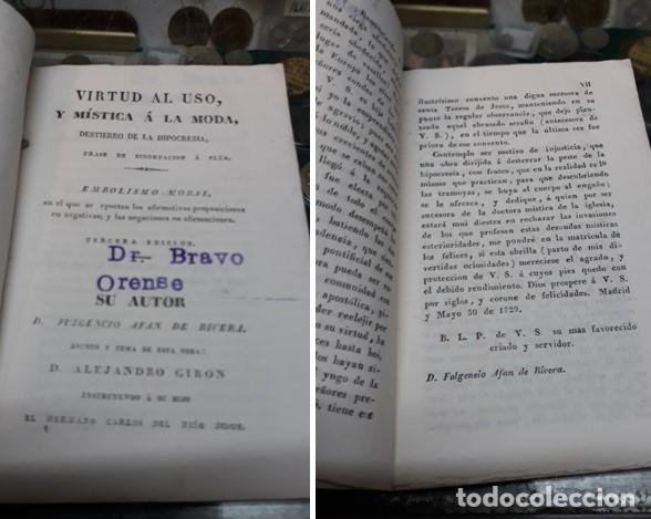 Libros antiguos: VIRTUD AL USO Y MISTICA DE LA MODA - Foto 2
