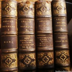 Libros antiguos: JOSÉ SELGAS. 4 TOMOS NOVELAS Y ESTUDIOS SOCIALES 1883 DELICIAS, COSAS, NONA, ETC.. Lote 215389441