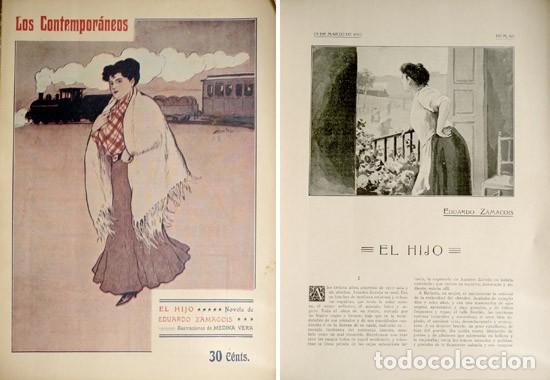 Libros antiguos: ZAMACOIS, Eduardo. El hijo. Novela. 1910. - Foto 1