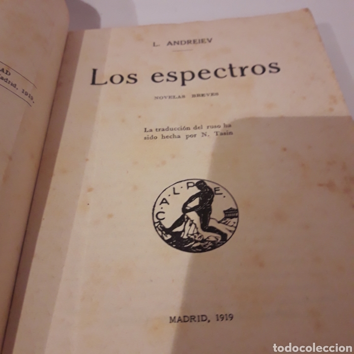 Libros antiguos: Los espectros. Andreiev. 1909. - Foto 2