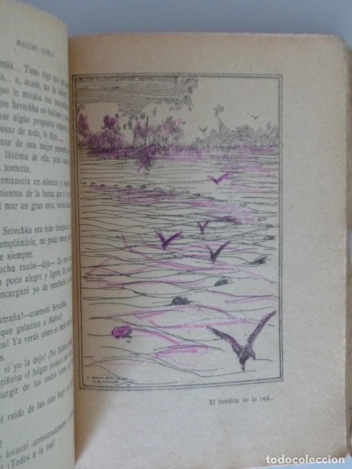 Libros antiguos: M&Aacute;XIMO GORKI // MALVA // ILUSTRA M&Aacute;XIMO RAMOS // EL CUENTO SEMANAL - Foto 4