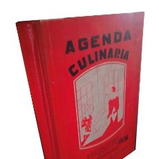 Libros antiguos: AGENDA CULINARIA PARA 1936. DUQUESA LAURA