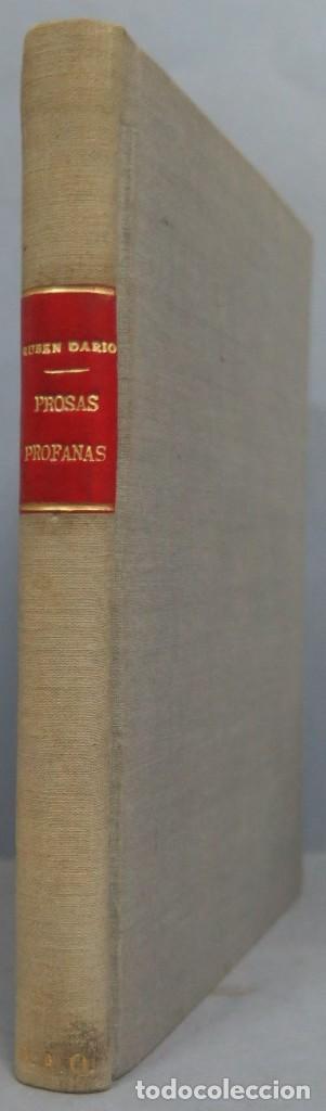Libros antiguos: PROSAS PROFANAS. RUBEN DARIO - Foto 1