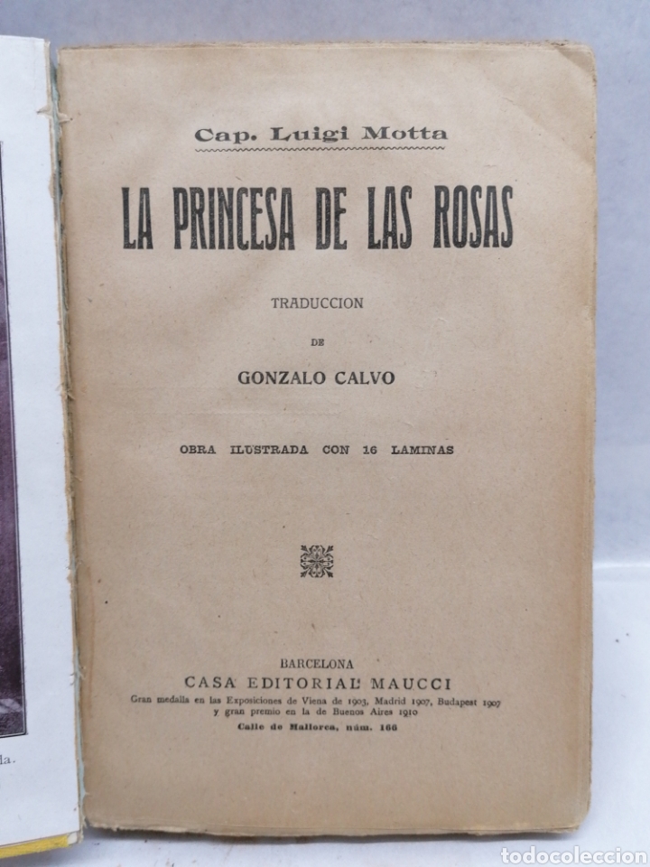 Libros antiguos: La princesa de las rosas - Foto 2