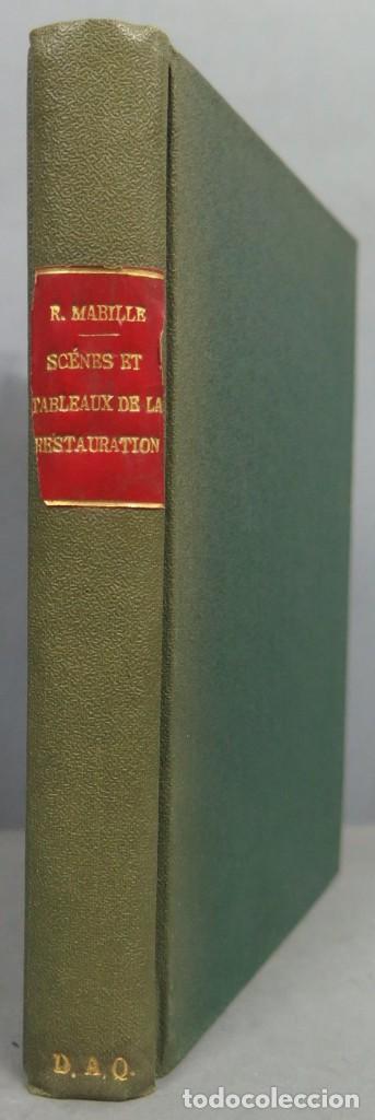 Libros antiguos: 1935.- Scenes et tableaux de la restauration. PONCHEVILLE - Foto 1