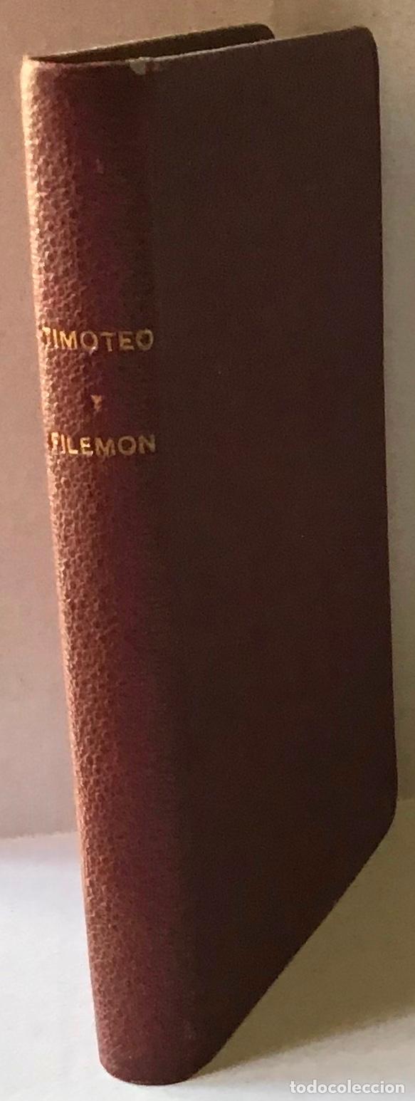 Libros antiguos: TIMOTEO Y FILEMON. - SCHMID. - Foto 2