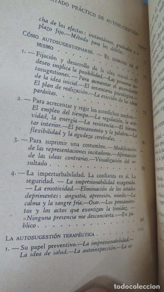 Libros antiguos: 1930.- METODO PRACTICO DE AUTOGESTION. JAGOT - Foto 6