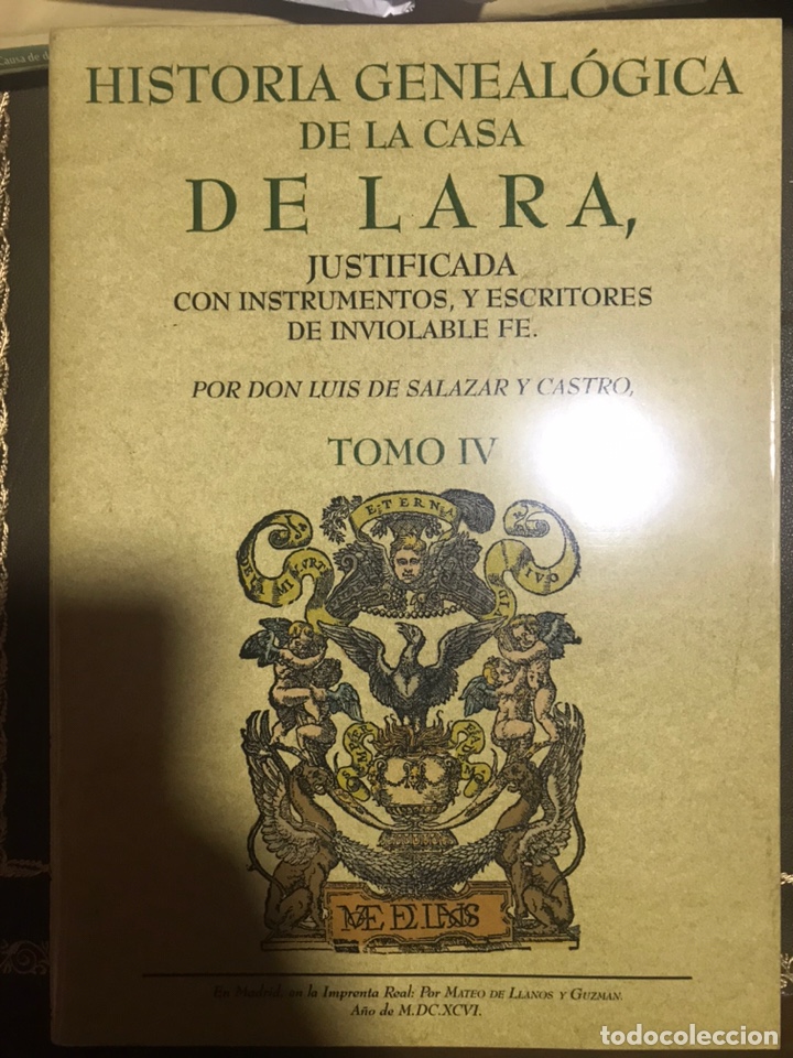 Historia Genealógica De La Casa De Lara . 4 Vol - Comprar En ...