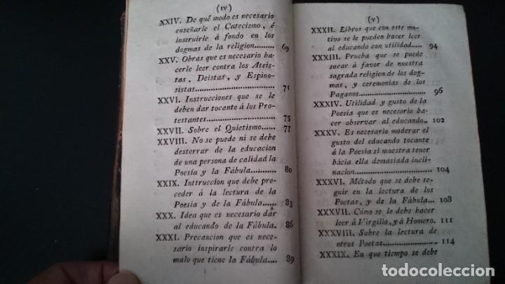 Libros antiguos: TRATADO DE EDUCACIÓN PARA LA NOBLEZA - IMPRENTA DE MANUEL ALVAREZ MADRID 1796 - Foto 11 - 216808120