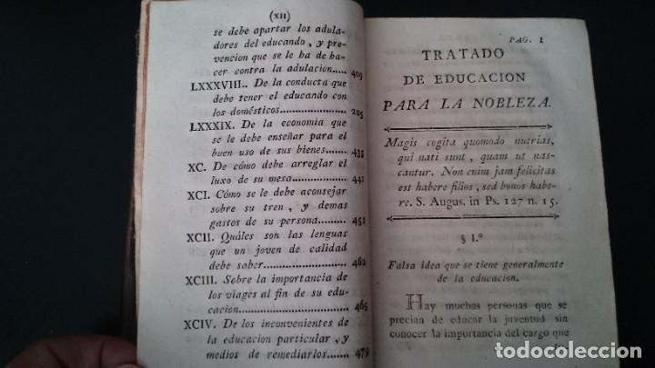 Libros antiguos: TRATADO DE EDUCACIÓN PARA LA NOBLEZA - IMPRENTA DE MANUEL ALVAREZ MADRID 1796 - Foto 15 - 216808120