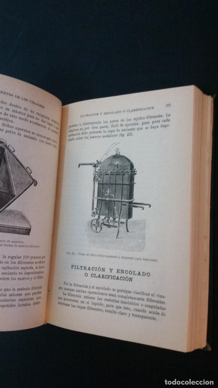 Libros antiguos: 1922 - PACOTTET - Aguardientes y vinagres - Foto 3
