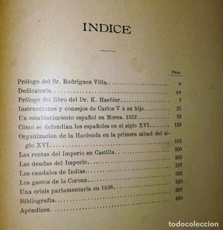 Libros antiguos: ESTUDIOS HIST&Oacute;RICOS (1515-1555) - Foto 4