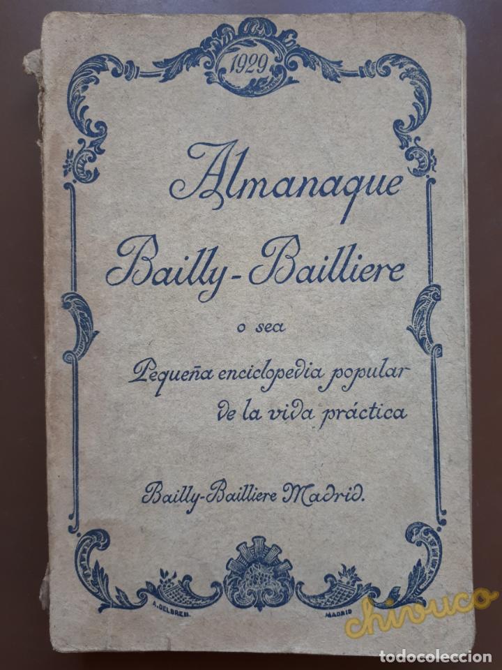 Libros antiguos: Almanaque Bailly-Bailliere - 1929 - Foto 1