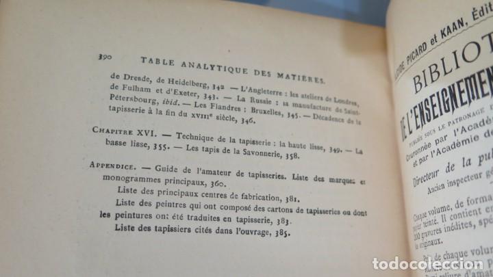 Libros antiguos: LA TAPISSERIE. EUGENE M&Uuml;NTZ - Foto 7