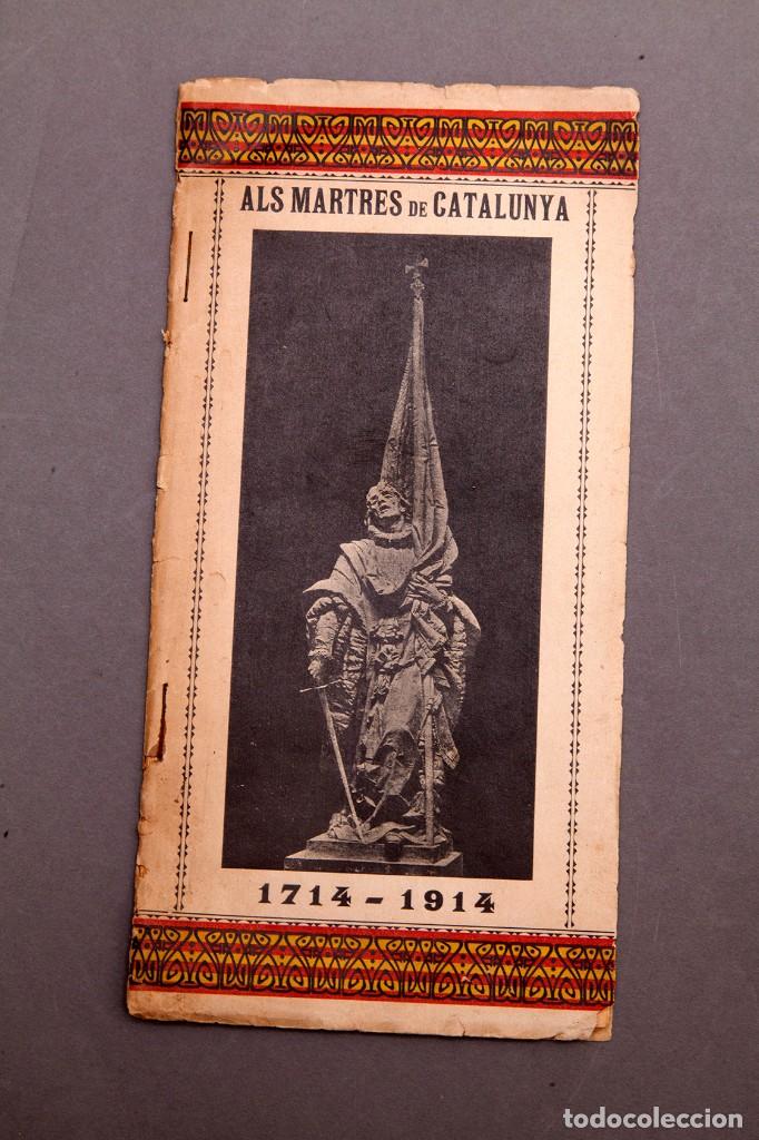 Old books: Als Martres de Catalunya 1714-1914, 11 DE SETEMBRE DE 1914, CATALANISME