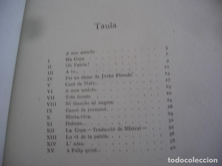 Libros antiguos: Francesch Matheu: La copa. Barcelona, 1883 - Foto 10