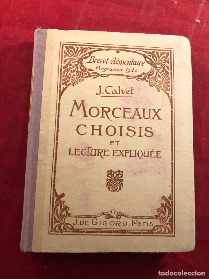 Libros antiguos: MORCEAUX CHOISIS 1923 - Foto 1