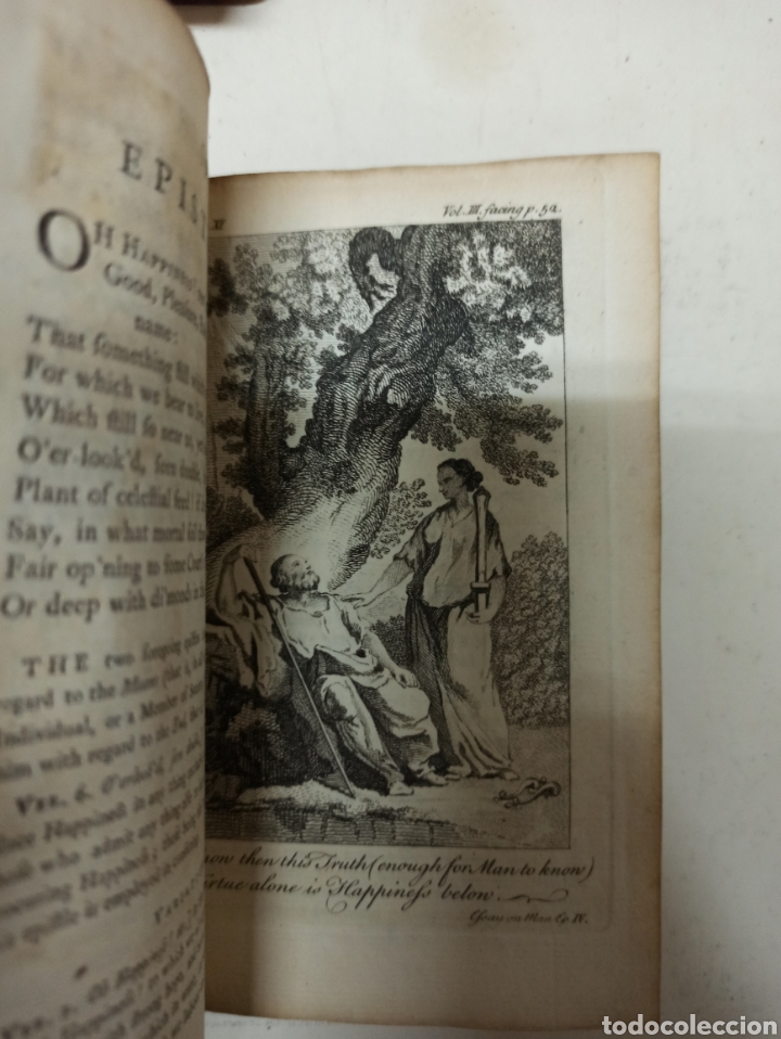 Libros antiguos: OBRAS DE ALEXANDER POPE EN INGLÉS SIGLO XVIII 1754 TOMOS 2 A 10 CON 21 GRABADOS - Foto 4 - 218204645