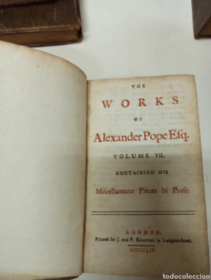 Libros antiguos: OBRAS DE ALEXANDER POPE EN INGLÉS SIGLO XVIII 1754 TOMOS 2 A 10 CON 21 GRABADOS - Foto 17 - 218204645