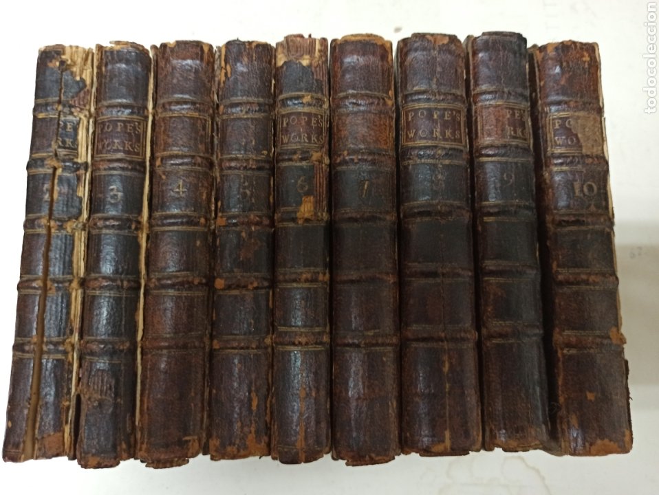 Libros antiguos: OBRAS DE ALEXANDER POPE EN INGLÉS SIGLO XVIII 1754 TOMOS 2 A 10 CON 21 GRABADOS - Foto 1 - 218204645