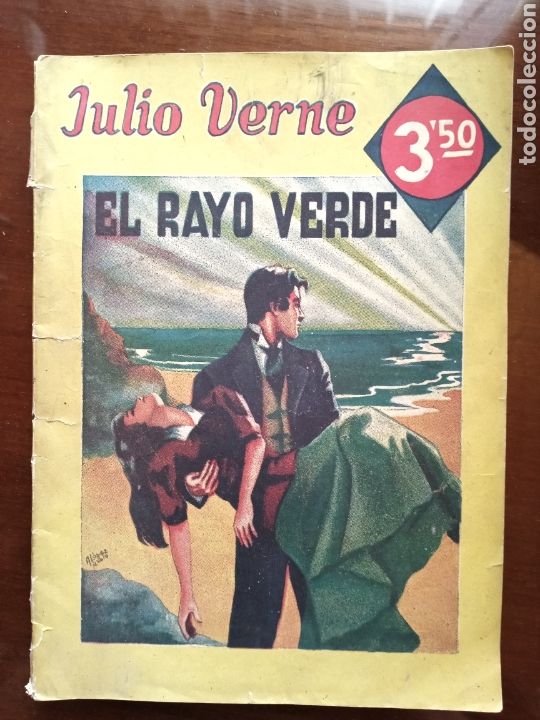 Libros antiguos: El rayo verde de Julio Verne - Foto 1