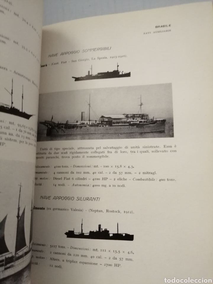 Libros antiguos: ALMANACCO NAVALE: 1939-XVII - Foto 7
