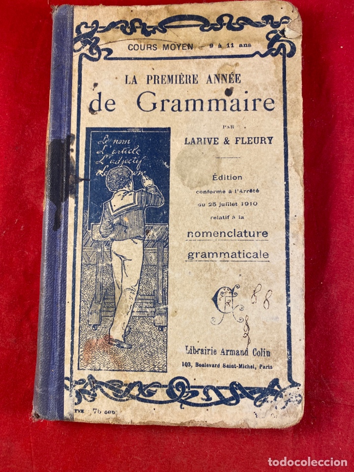 Libros antiguos: La premiere annee de grammaire - Foto 1