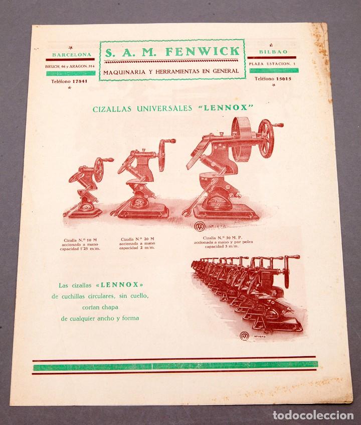 Libros antiguos: SAM FENWICK - MAQUINARIA Y HERRAMIENTA - 1930 - Foto 1