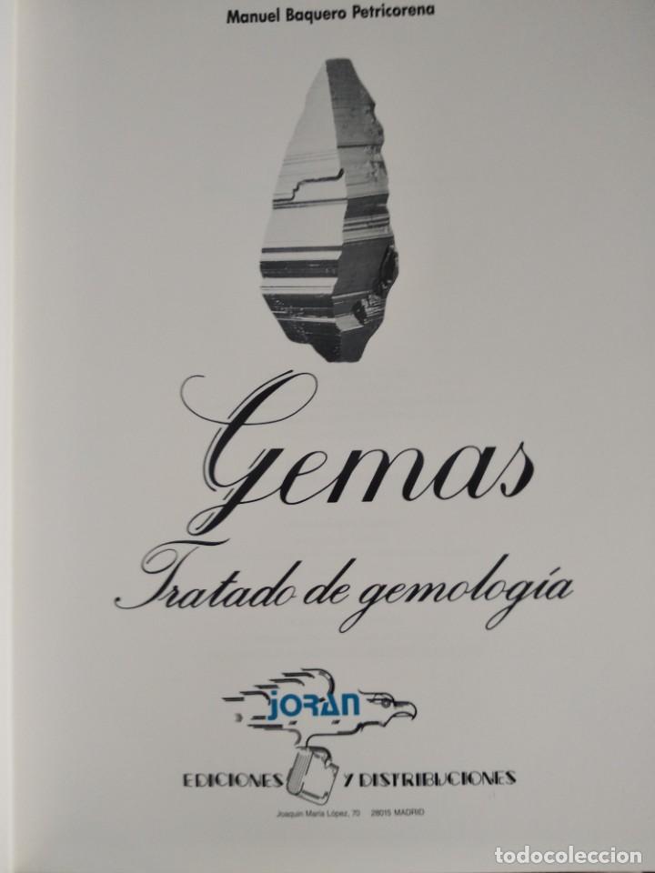 Libros antiguos: GEMAS: TRATADO DE GEMOLOGIA - Foto 2