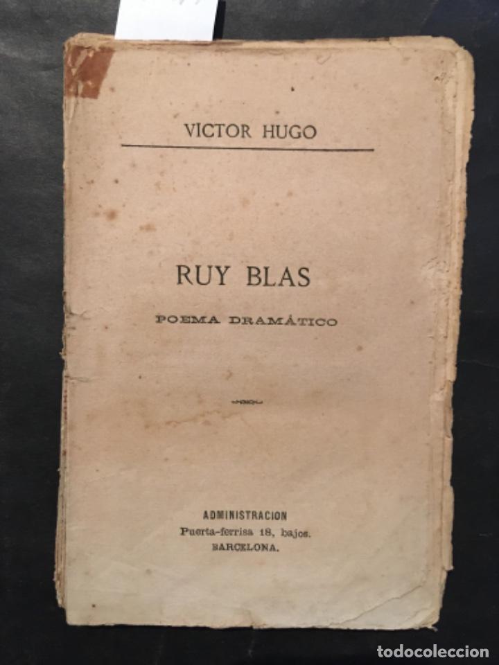 Libros antiguos: RUY BLAS, VICTOR HUGO, 1875 - Foto 1