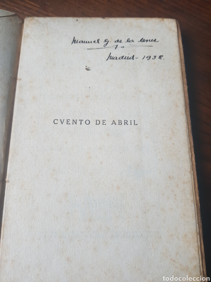 Libros antiguos: CUENTO DE ABRIL - RAM&Oacute;N DEL VALLE-INCL&Aacute;N - 1922 - Foto 2
